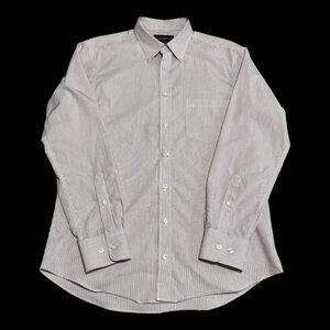 Charles Tyrwhitt Weekend Non Iron Slim Fit Pinstripe Button‎ Up Shirt Adult M